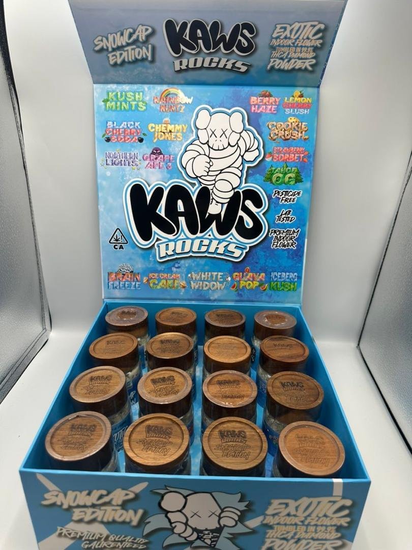 Kaws Moonrock Snowcaps Edition